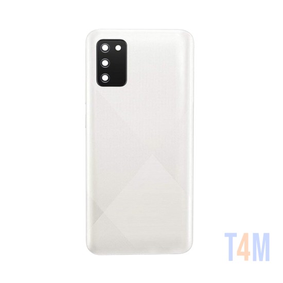 Tapa Trasera+Lente de Cámara Samsung Galaxy A02s/A025 Blanco